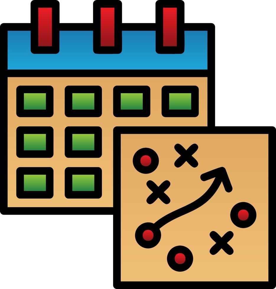Strategy Vector Icon Design