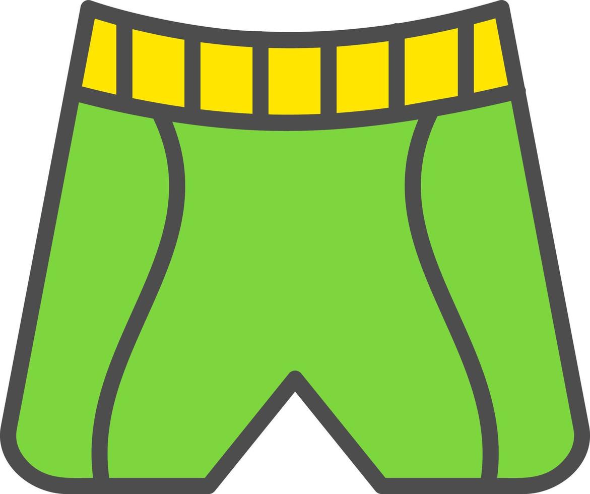 Swim Shorts Vector Icon