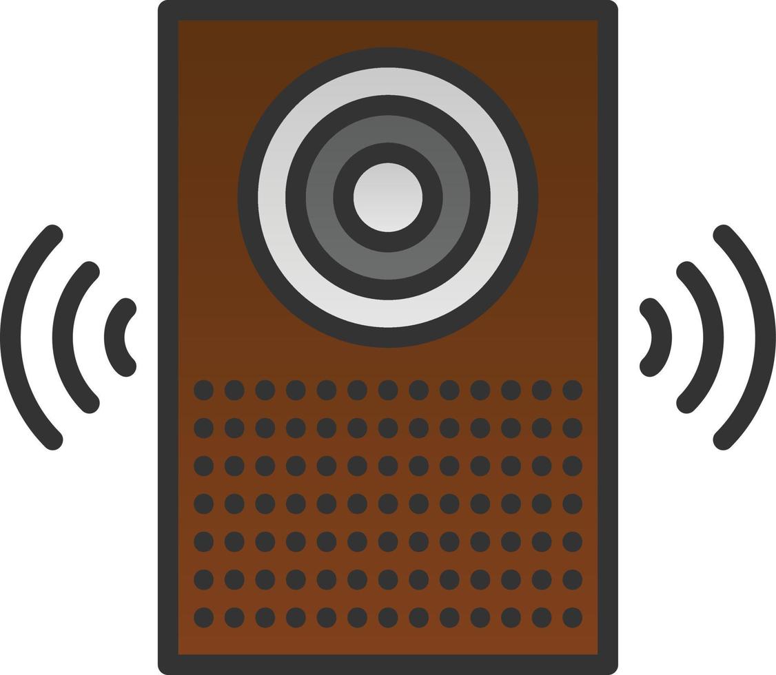 Smart Speaker Vector Icon Design