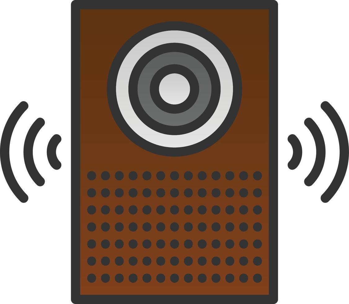 Smart Speaker Vector Icon Design