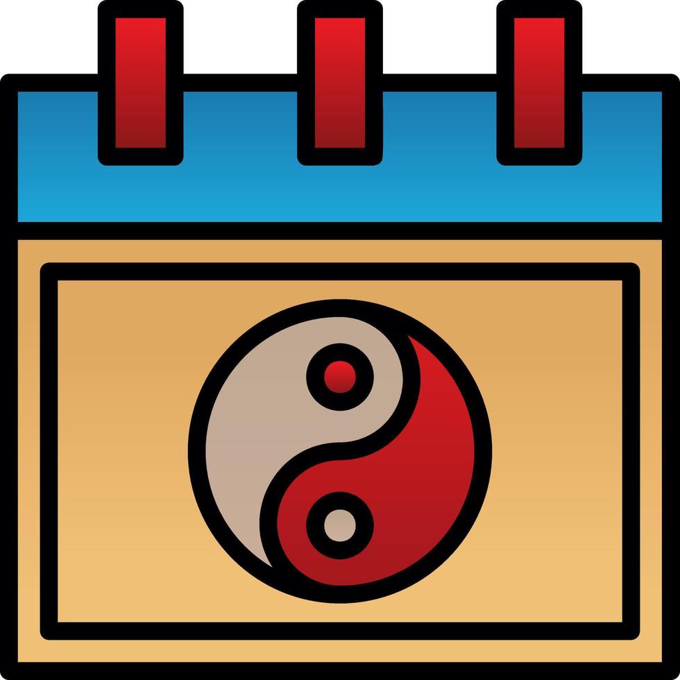 Chinese Calendar Vector Icon Design 16305406 Vector Art at Vecteezy