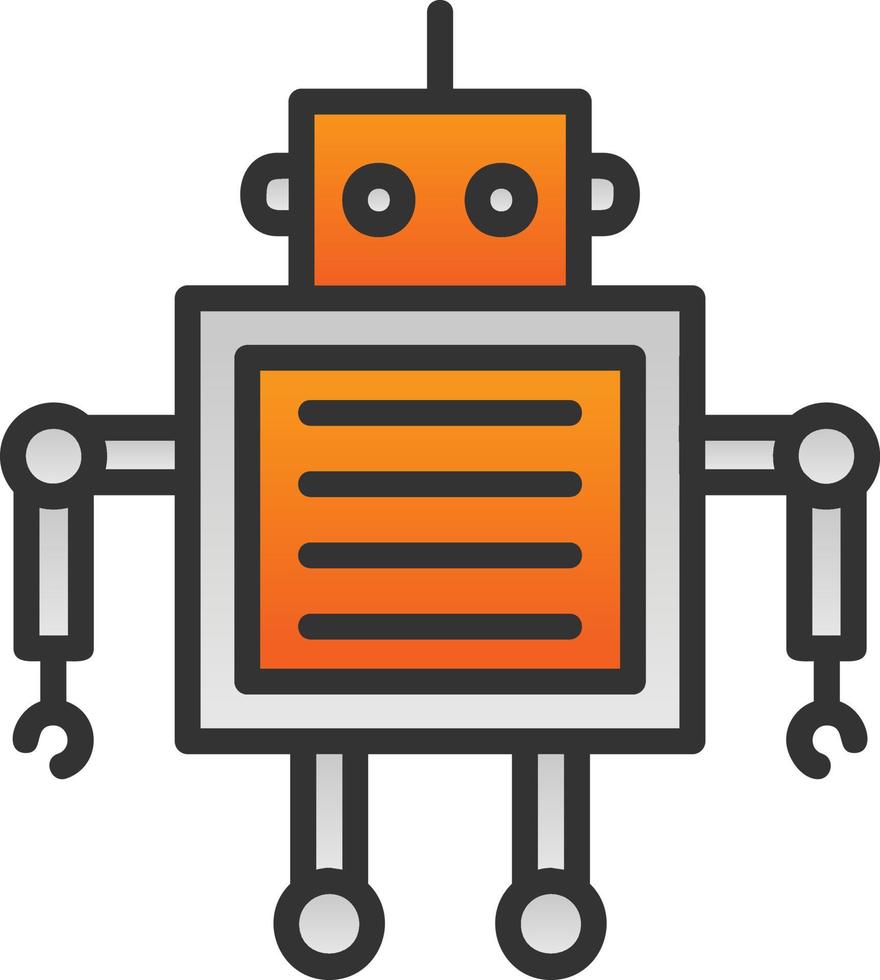 Robotics Vector Icon Design