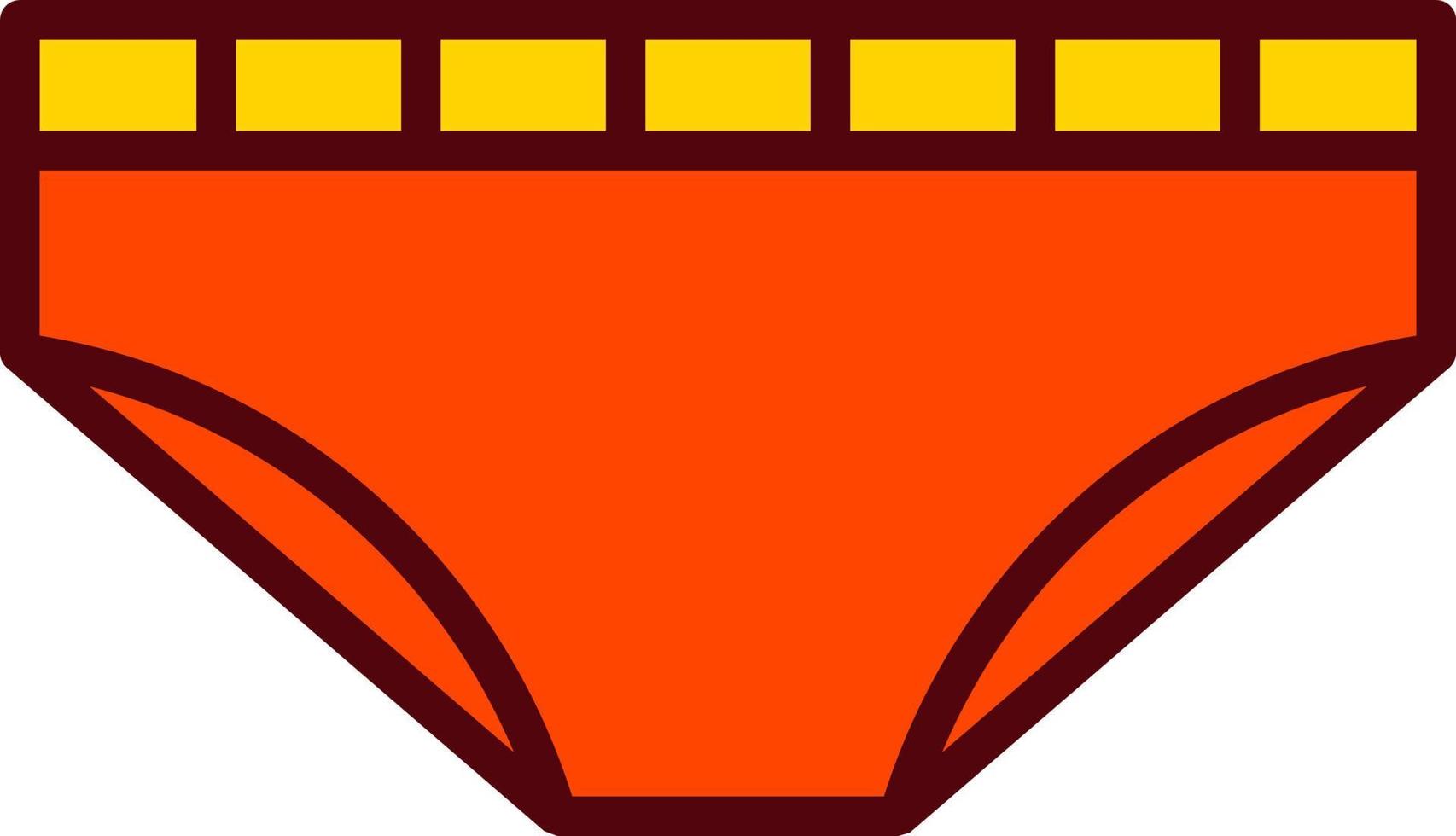 icono de vector de ropa interior