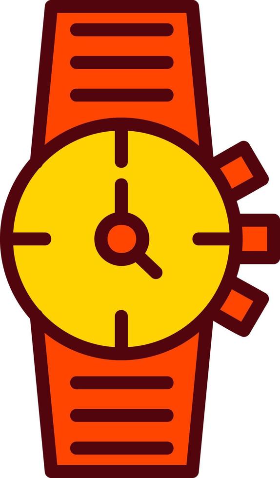 reloj, vector, icono vector