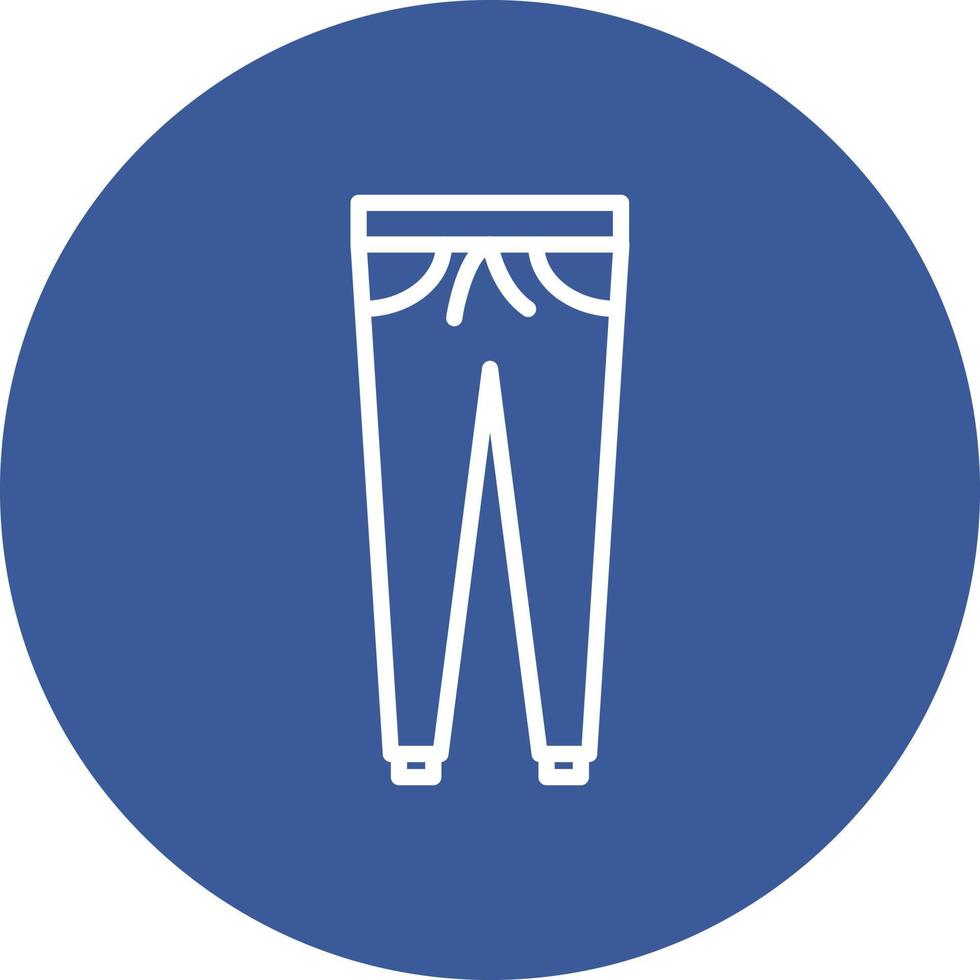 icono de vector de pantalones