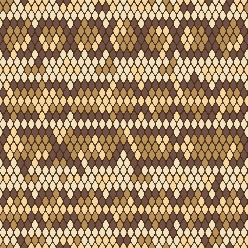 Dark and Brown Snake Skin Pattern Background vector