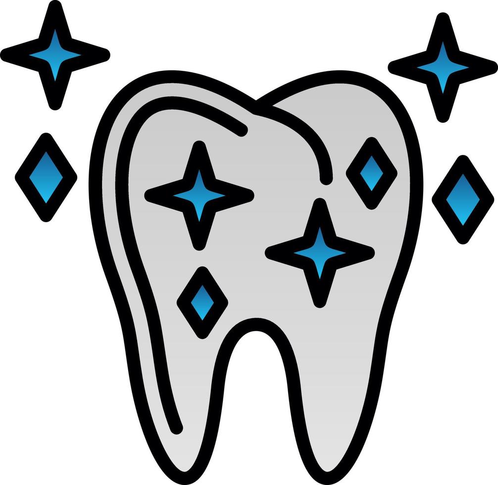 Tooth whitening Vector Icon Design