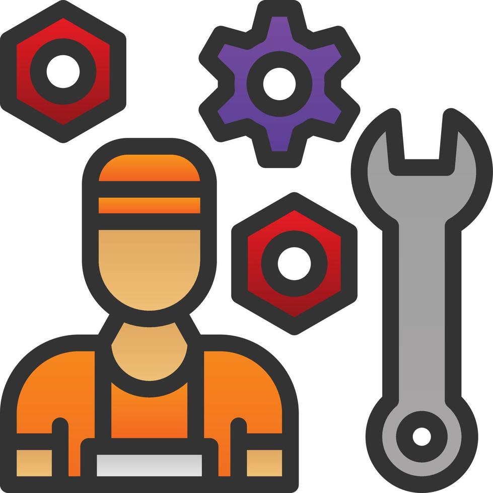 Mechanic Vector Icon Design