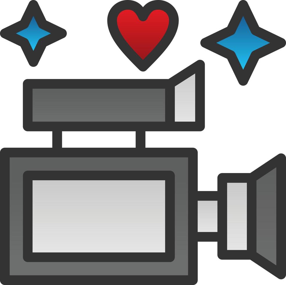 Video Camera Vector Icon Design