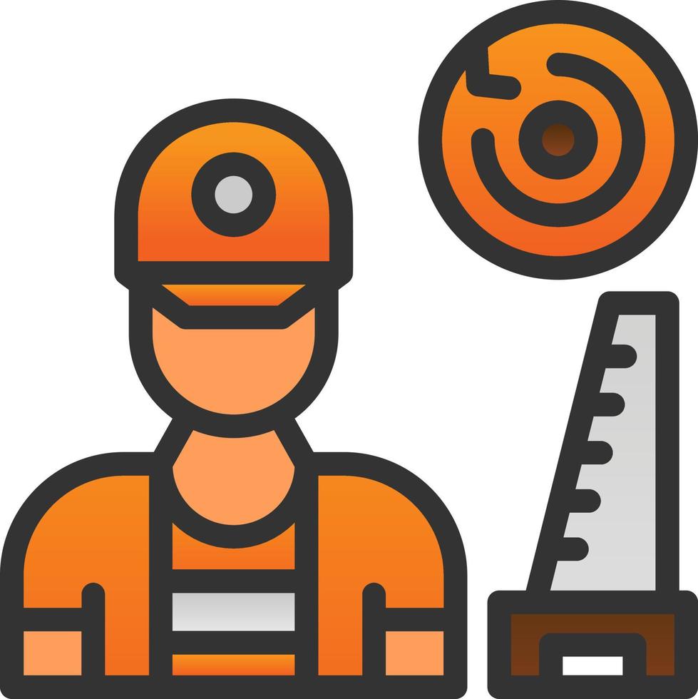 Carpenter Vector Icon Design