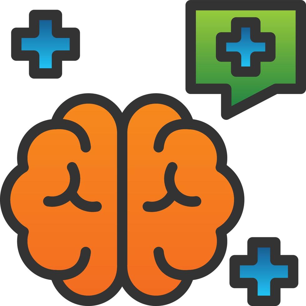 Positive Thinking Vector Icon Design