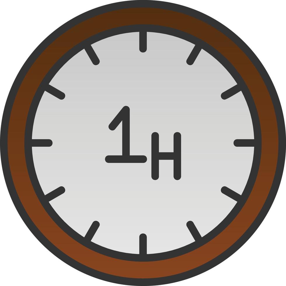 Hour Vector Icon Design