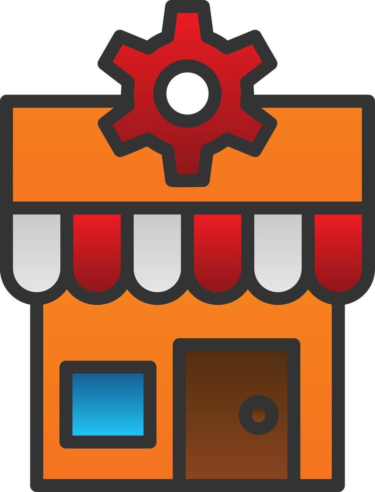 diseño de icono de vector de mercado