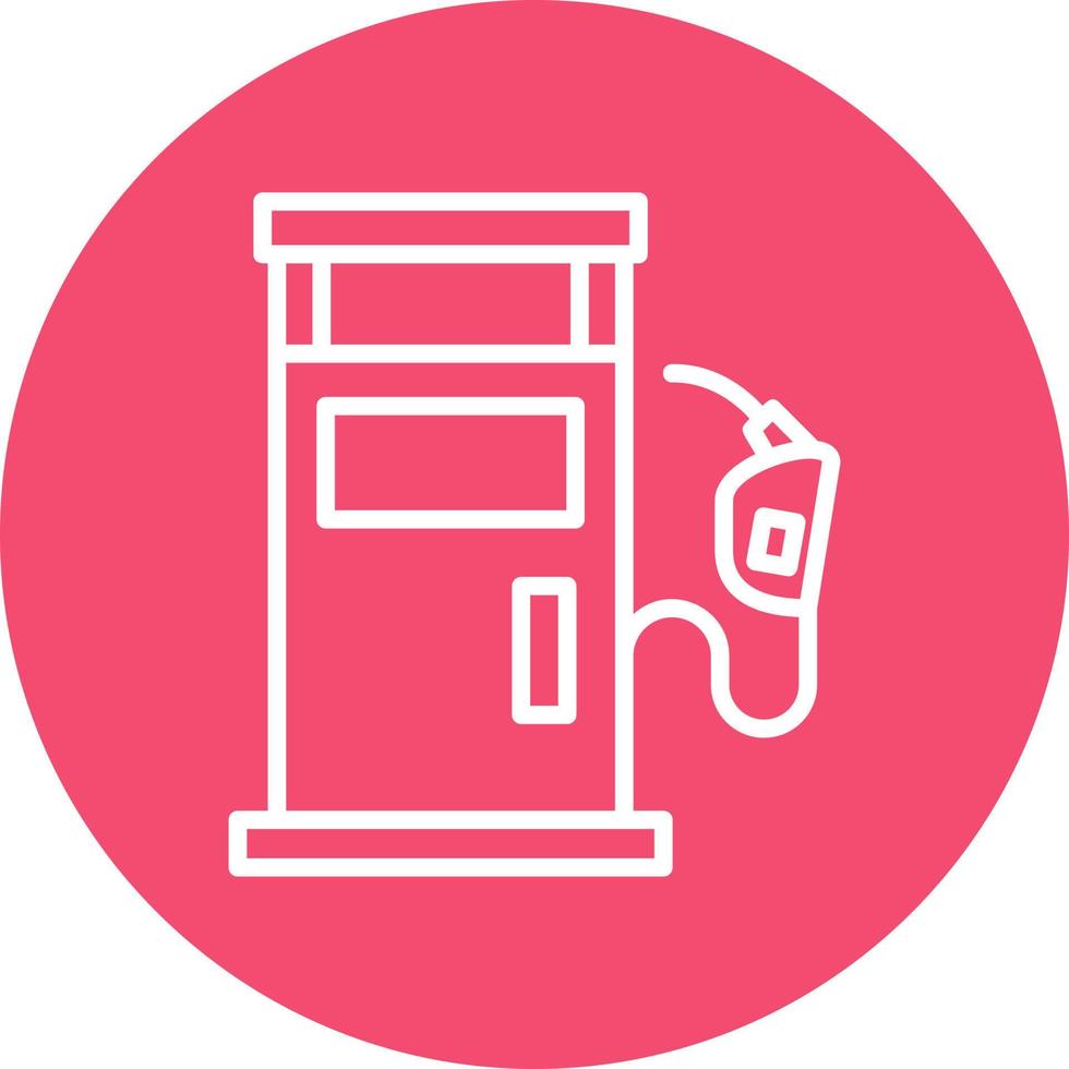 Fuel Station Vector Icon Design