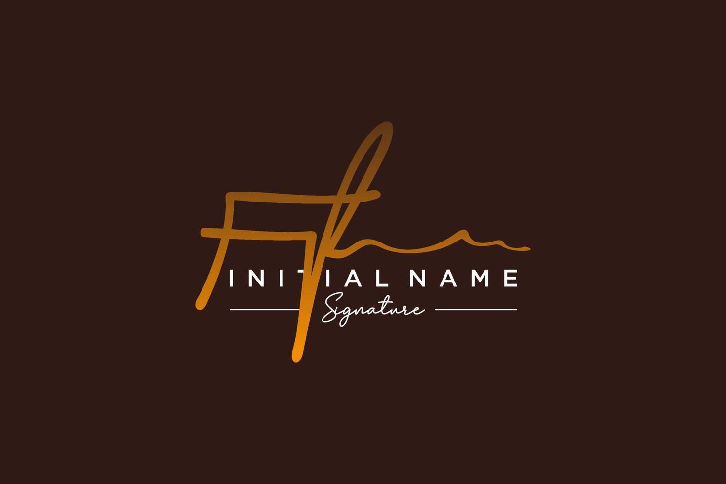 Initial FF signature logo template vector. Hand drawn Calligraphy lettering Vector illustration.