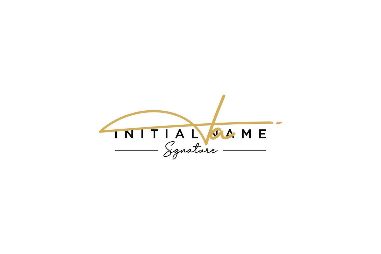 Initial IA signature logo template vector. Hand drawn Calligraphy lettering Vector illustration.