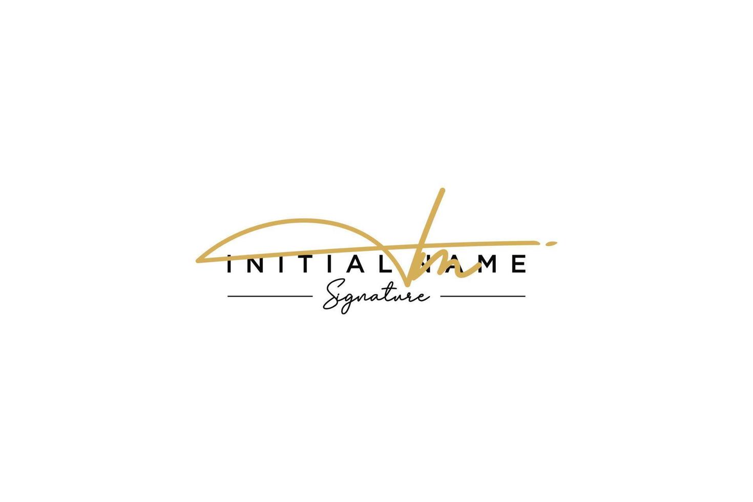 Initial IM signature logo template vector. Hand drawn Calligraphy lettering Vector illustration.