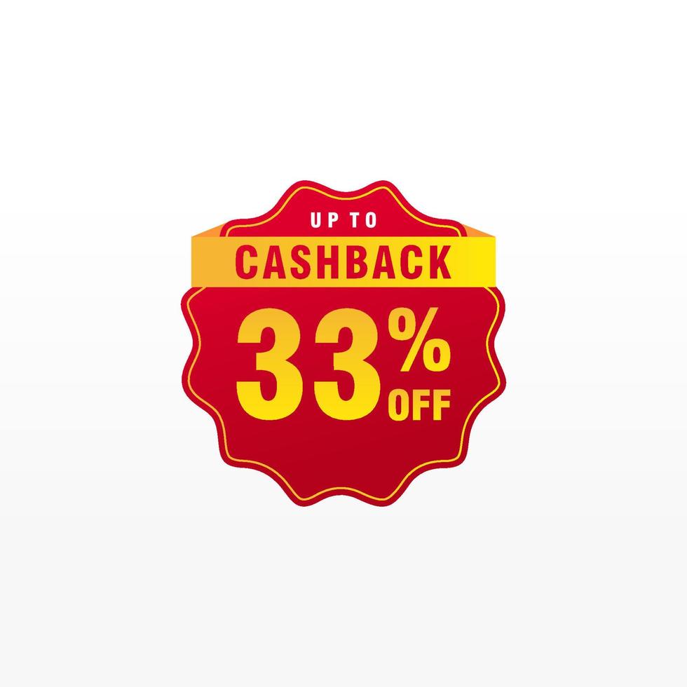 33 discount, Sales Vector badges for Labels, , Stickers, Banners, Tags, Web Stickers, New offer. Discount origami sign banner.