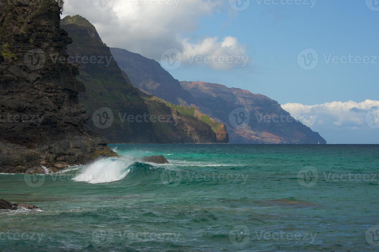 la costa na pali de kauai foto