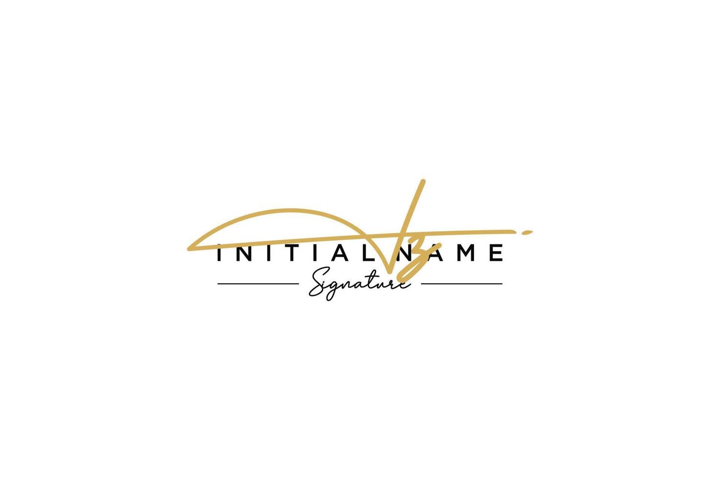 Initial IZ signature logo template vector. Hand drawn Calligraphy lettering Vector illustration.