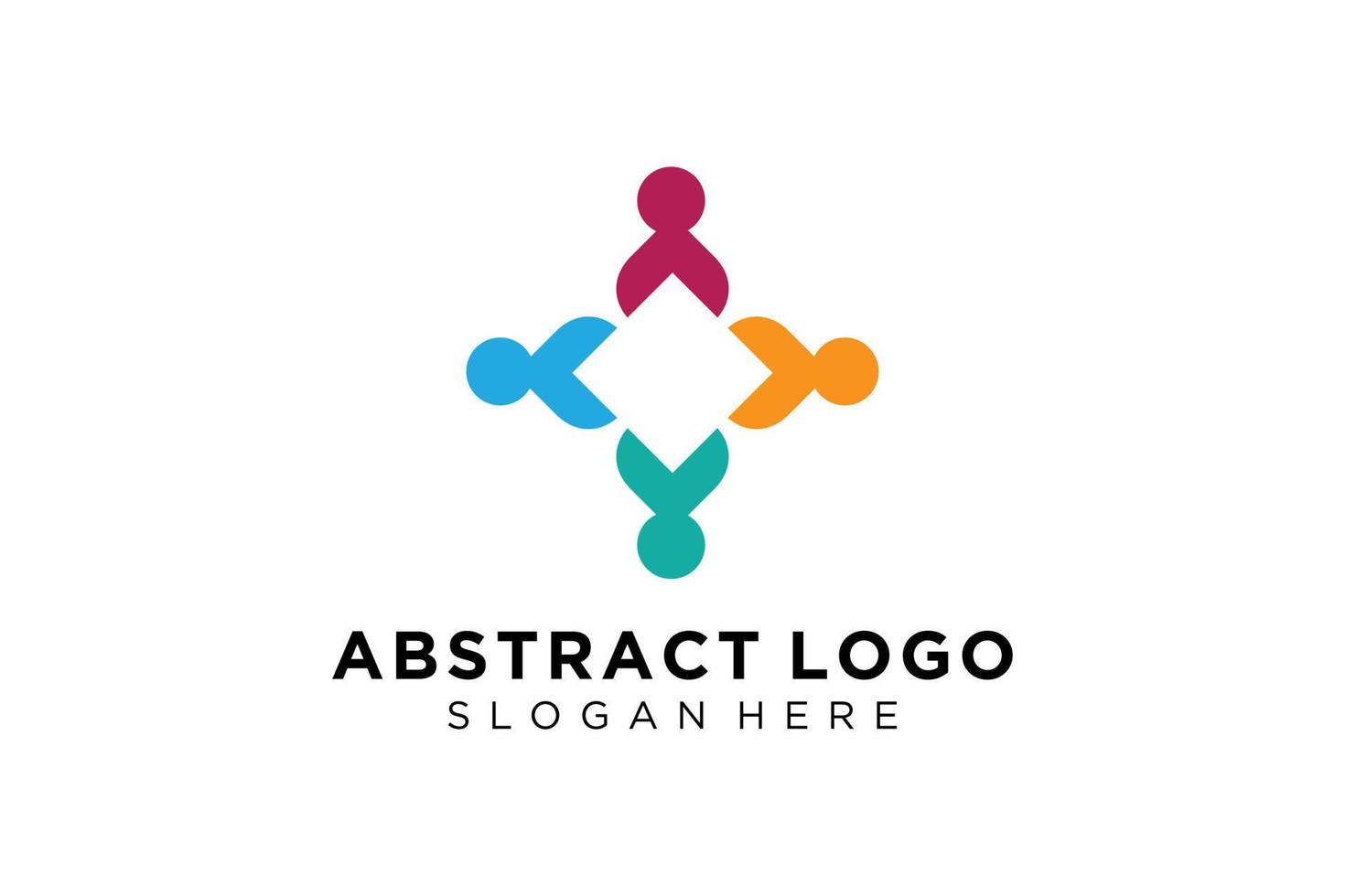 Vector abstract people and family logo collection,people icons, health logo template, care symbol.