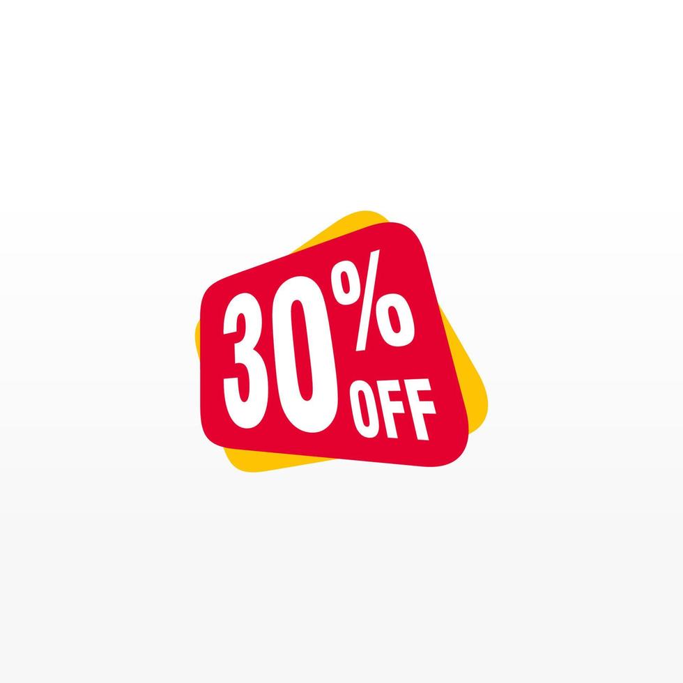 30 discount, Sales Vector badges for Labels, , Stickers, Banners, Tags, Web Stickers, New offer. Discount origami sign banner.