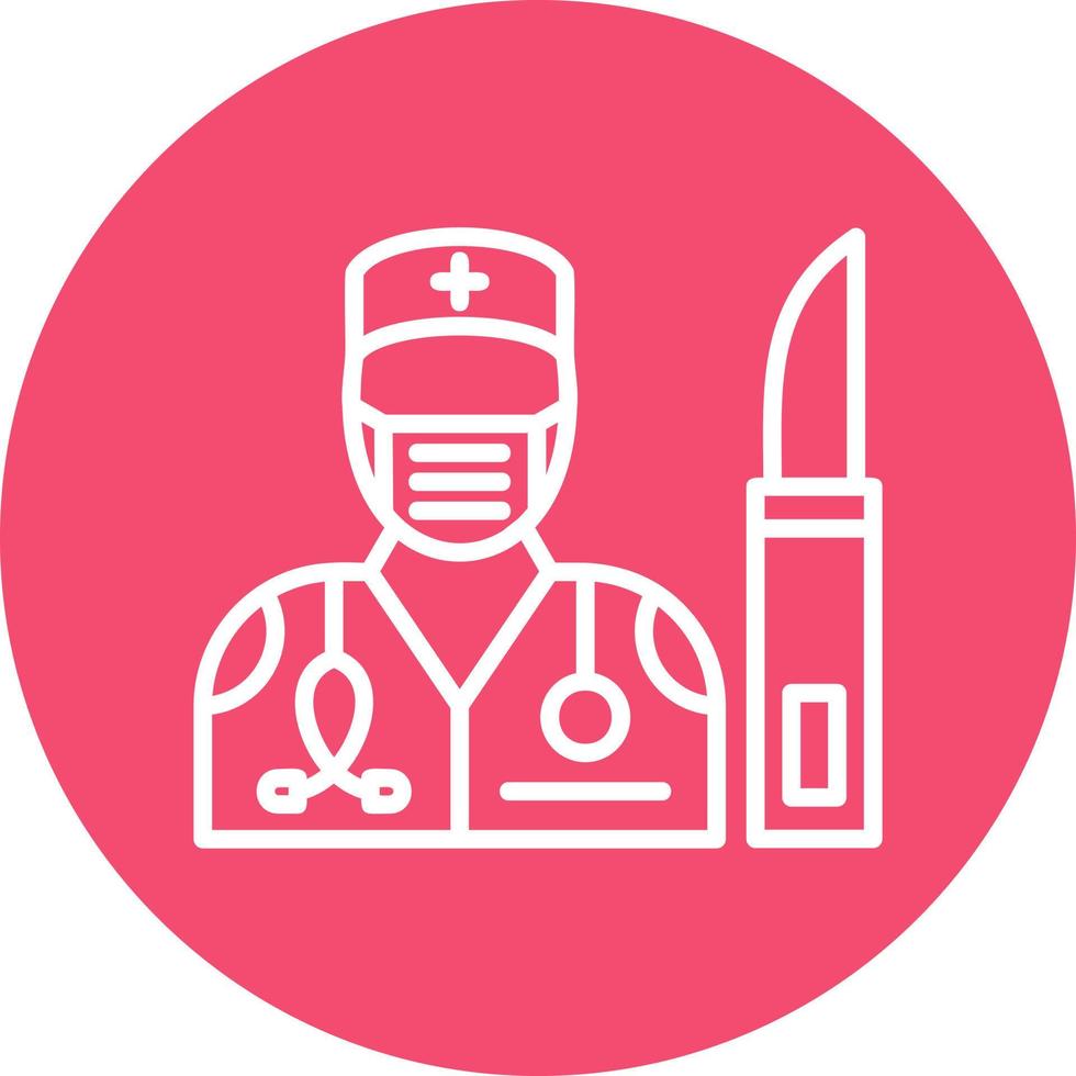 Surgeon Vector Icon Design