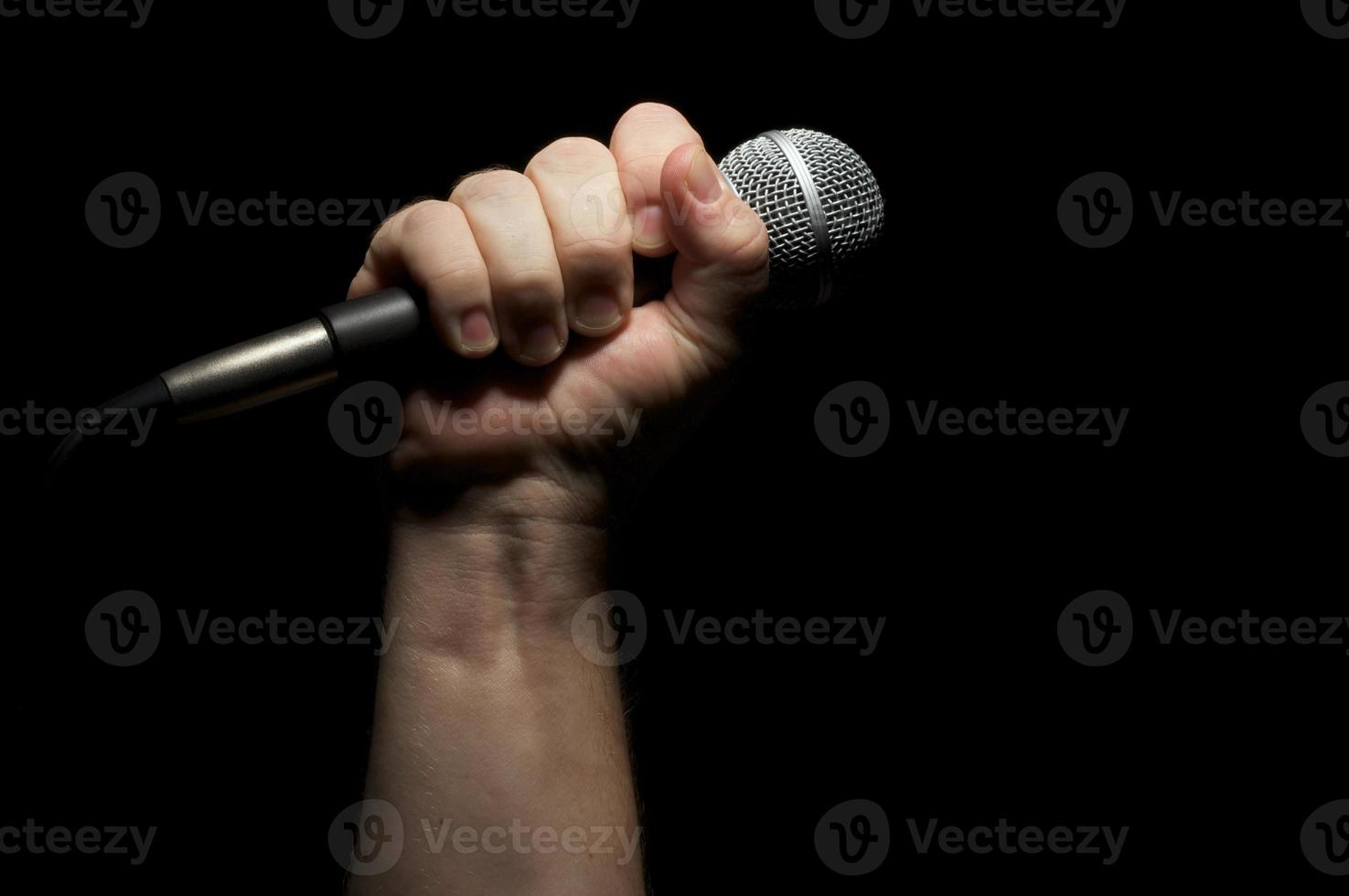 Microphone in Fist photo
