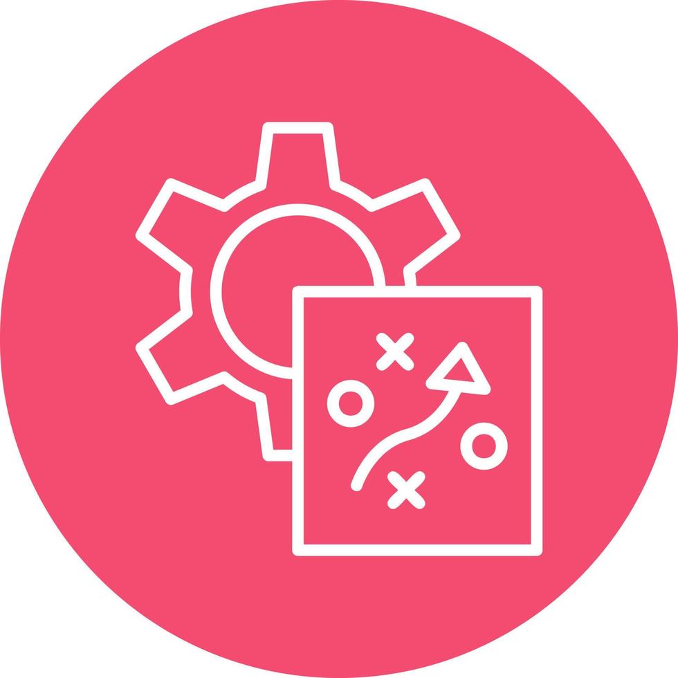 diseño de icono de vector de estrategia