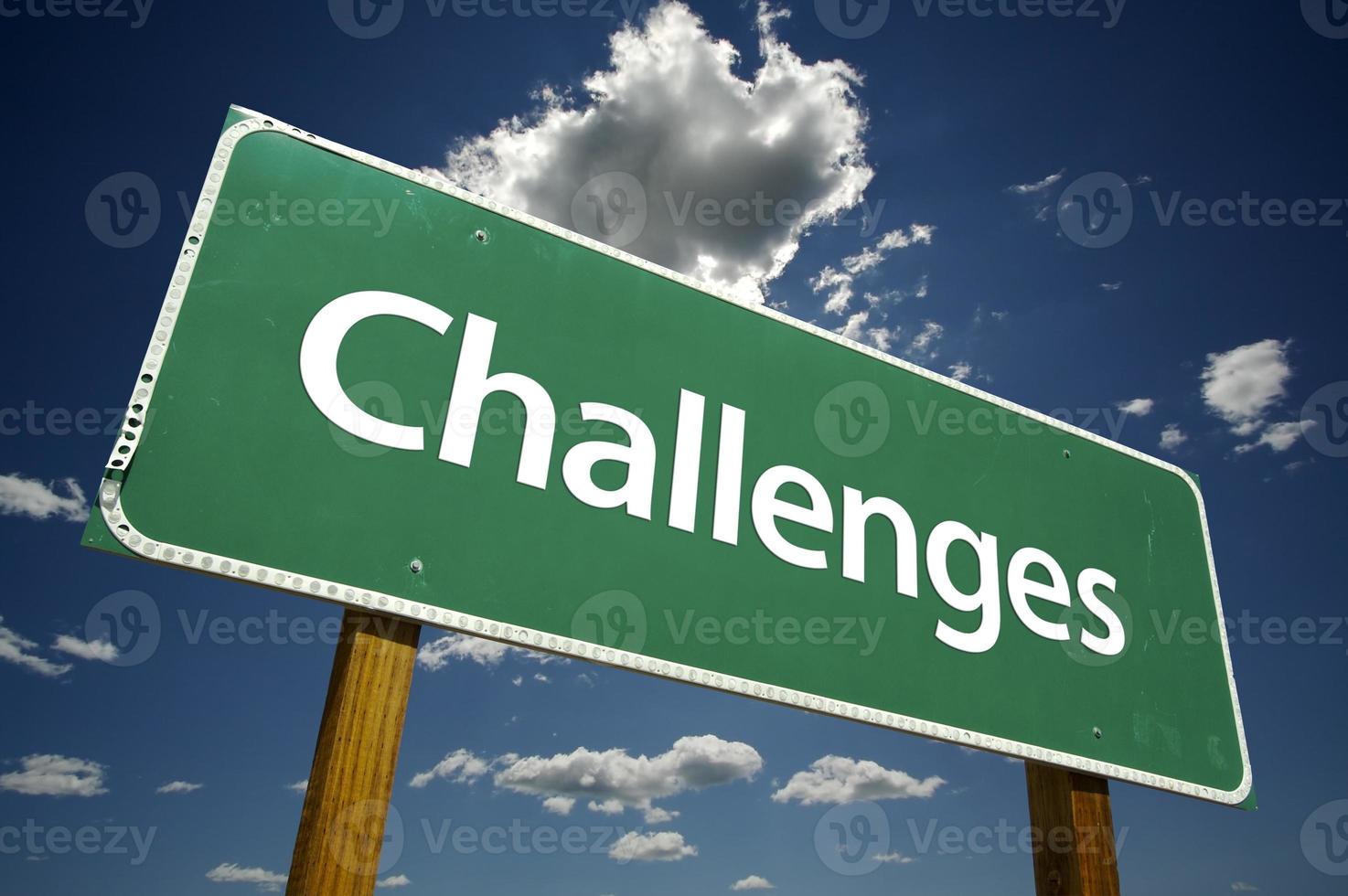 Challenges Road Sign photo