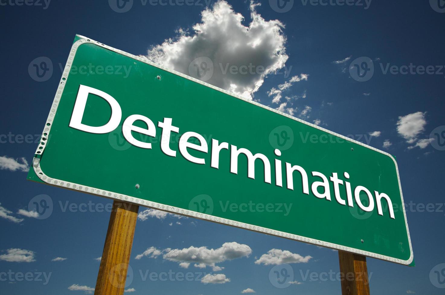 Determination Road Sign photo