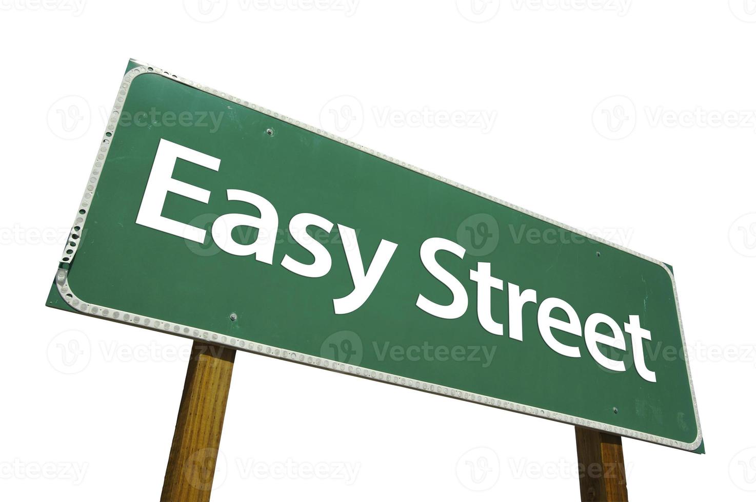 Easy Street Green Road Sign photo