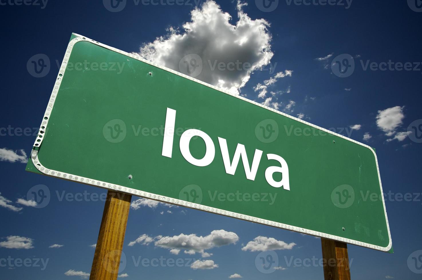 señal de tráfico de iowa foto