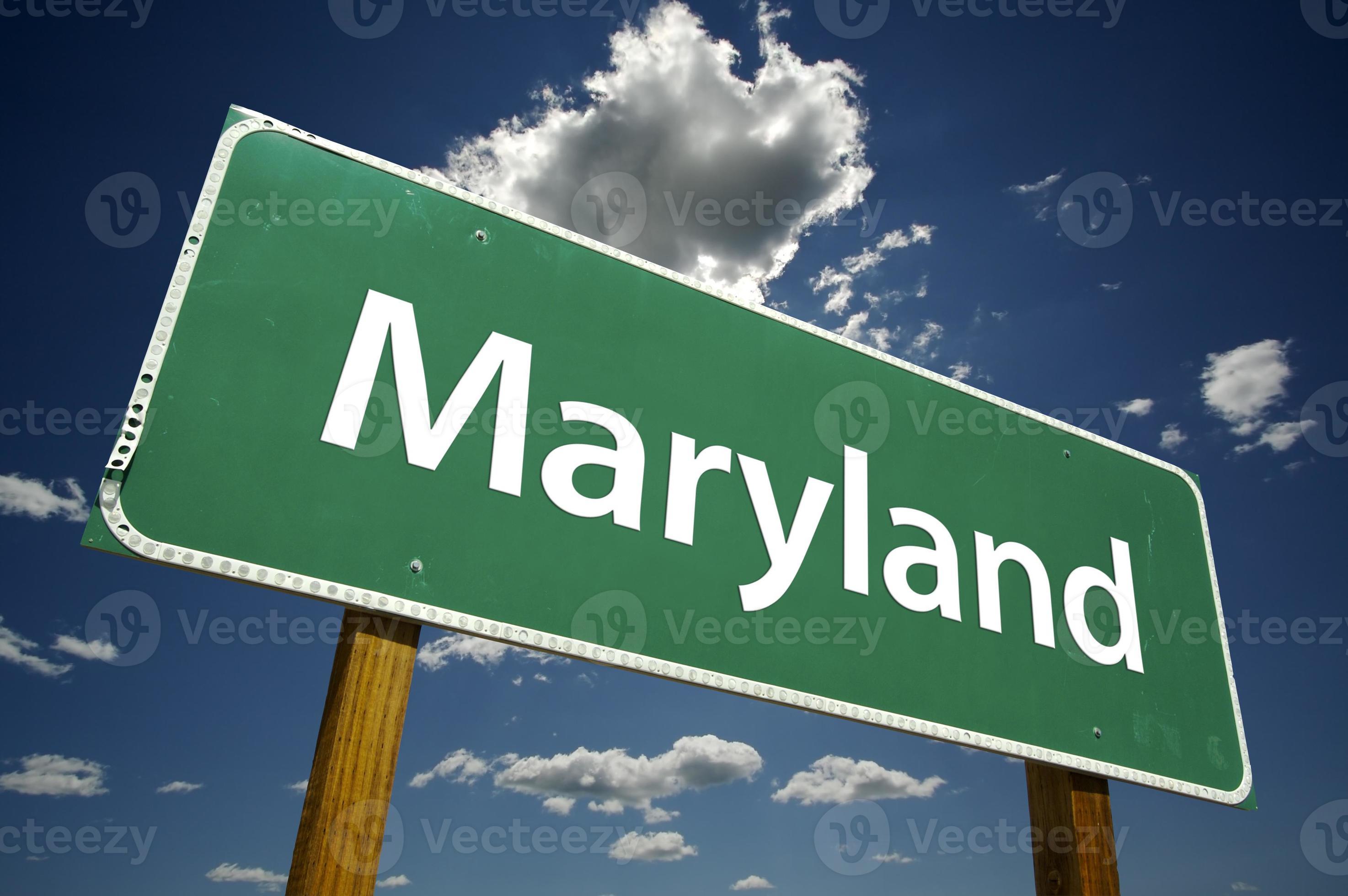 Maryland Road Sign 16307842 Stock Photo at Vecteezy