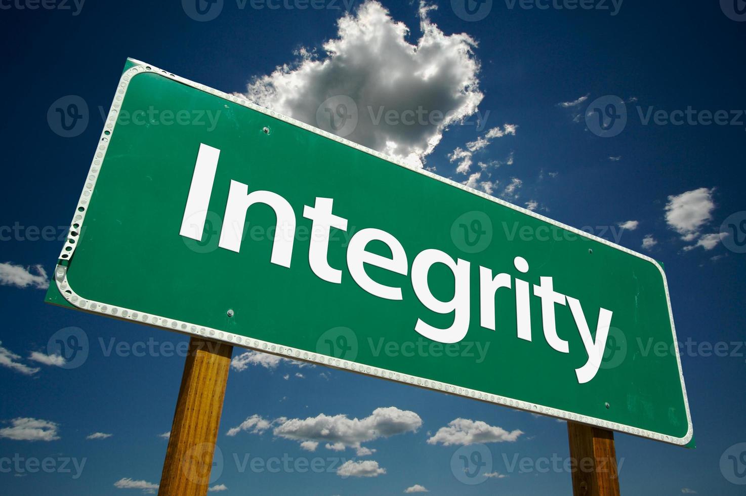 Integrity Road Sign photo