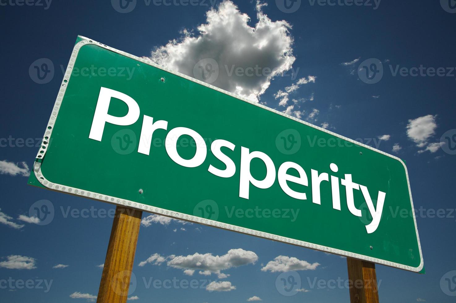 Prosperity Green Road Sign photo