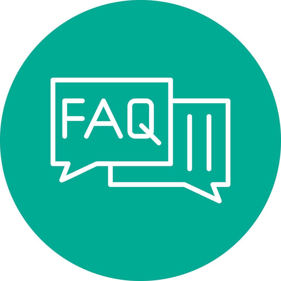 Faq Vector Icon Design