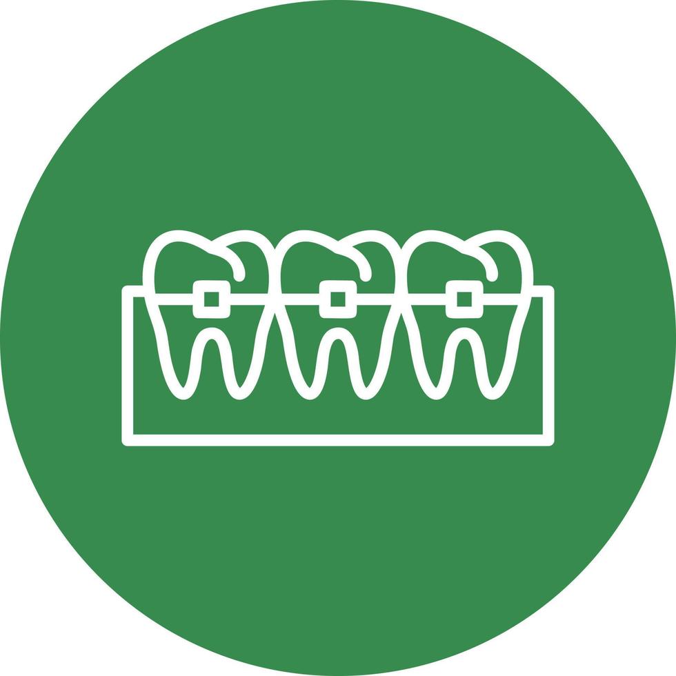 Braces Vector Icon Design