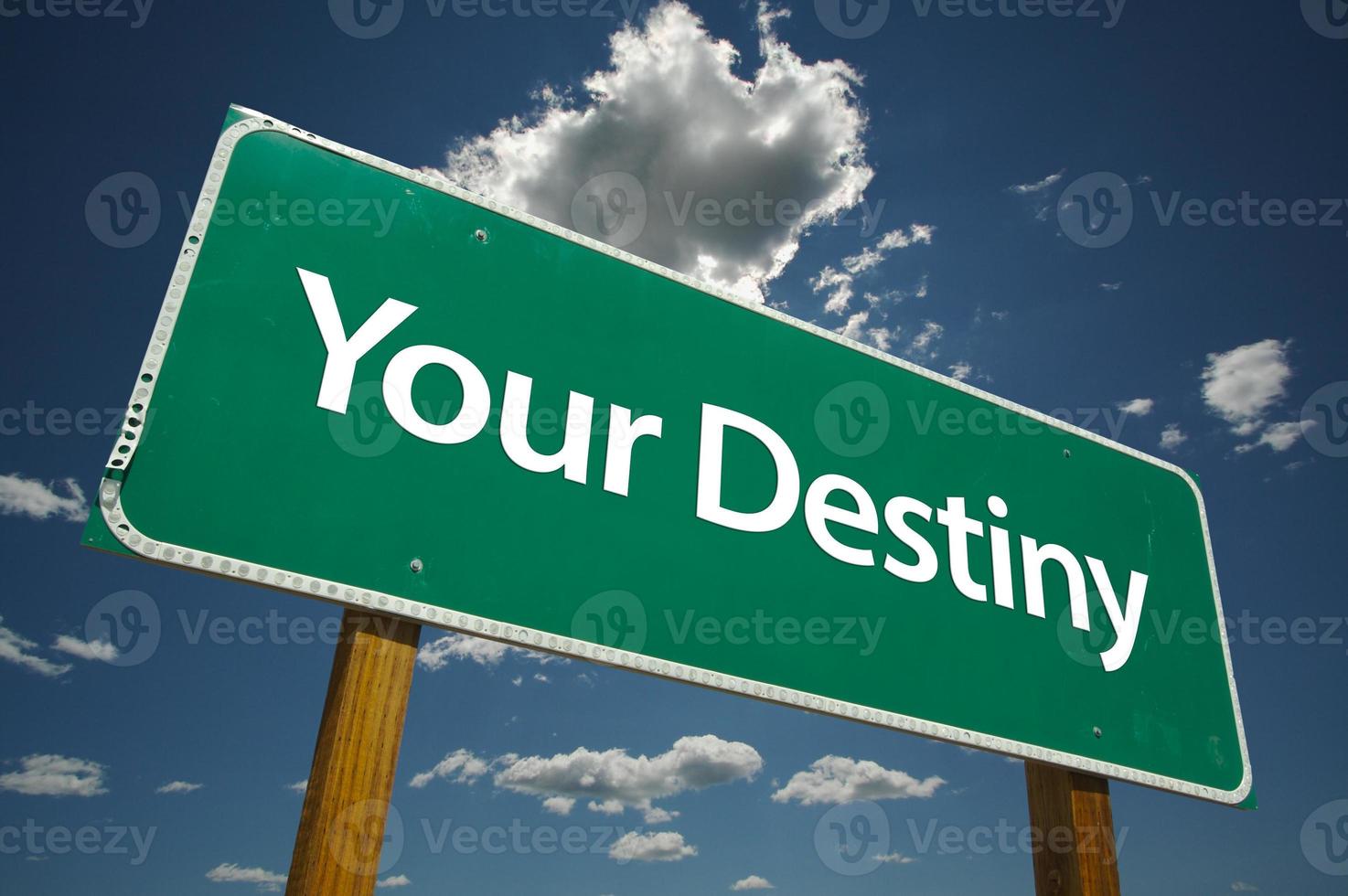 Your Destiny Green Road Sign photo
