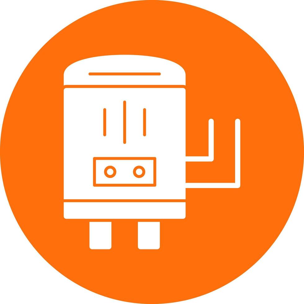Water Boiler Vector Icon Design