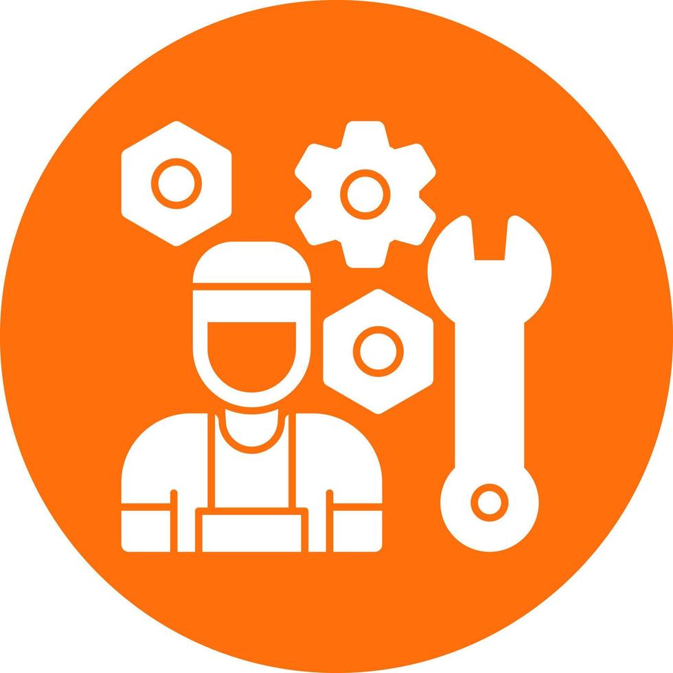 Mechanic Vector Icon Design
