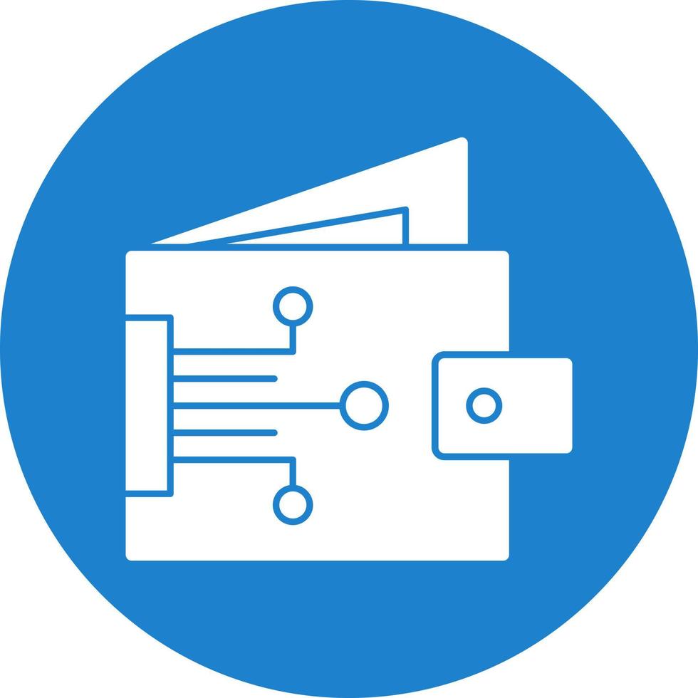 Digital Wallet Vector Icon Design