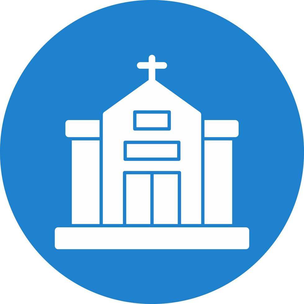 diseño de icono de vector de iglesia