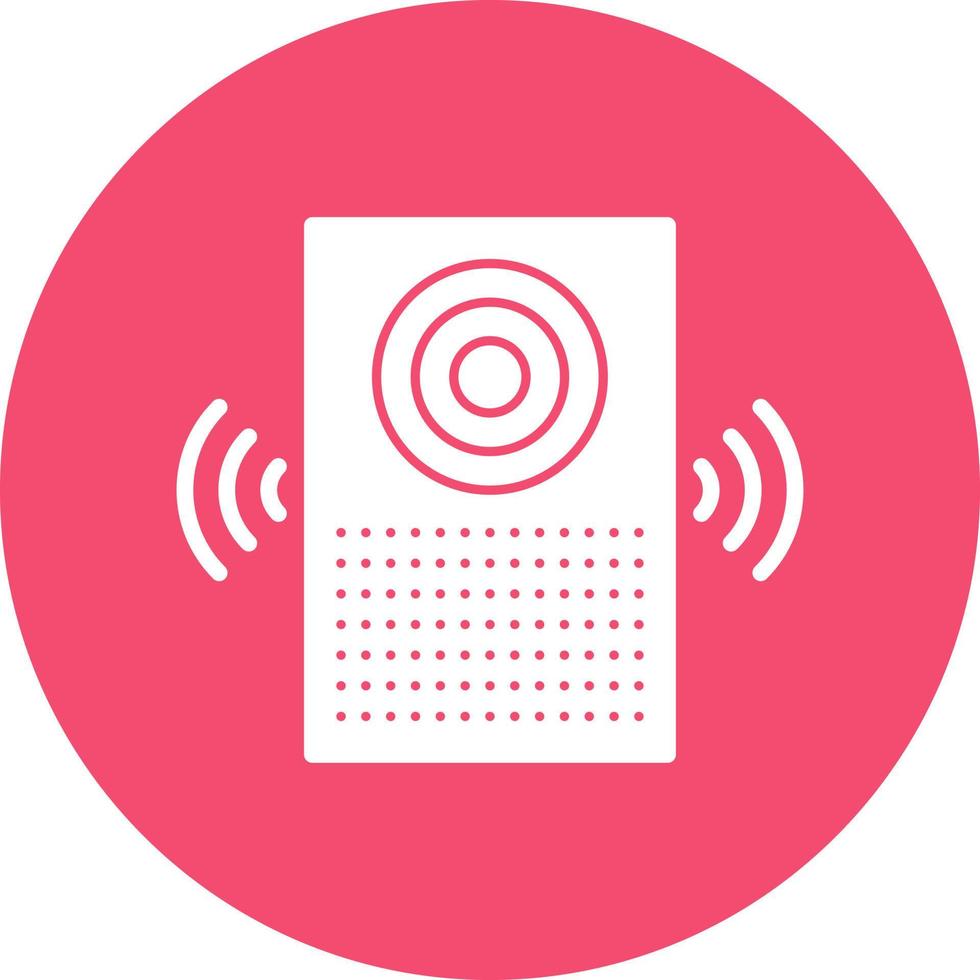 Smart Speaker Vector Icon Design