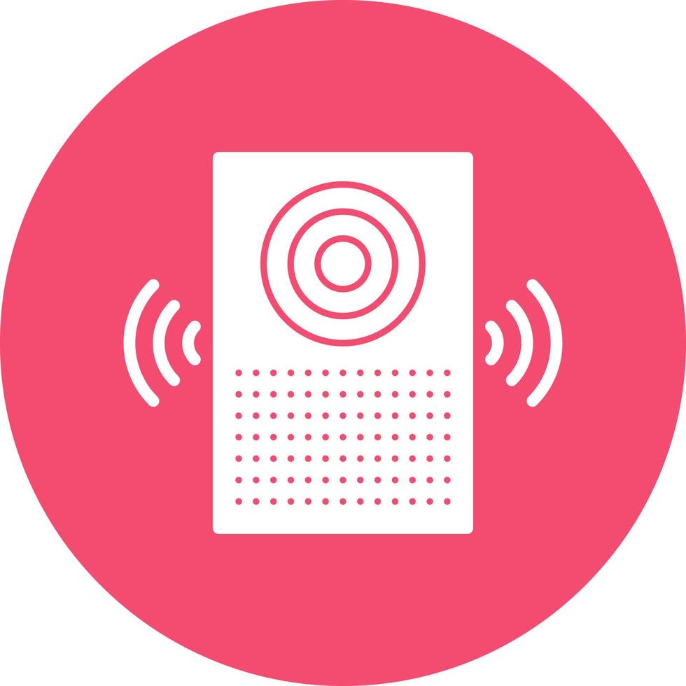 Smart Speaker Vector Icon Design