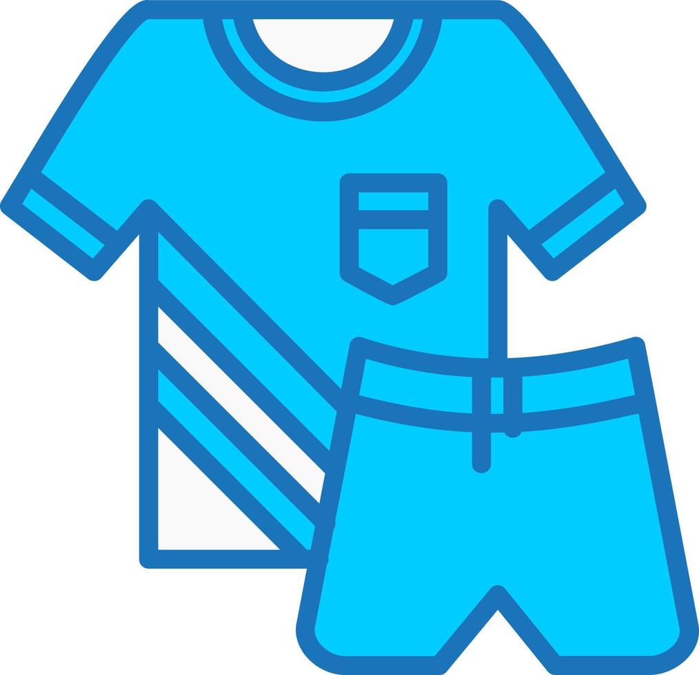 icono de vector de ropa deportiva