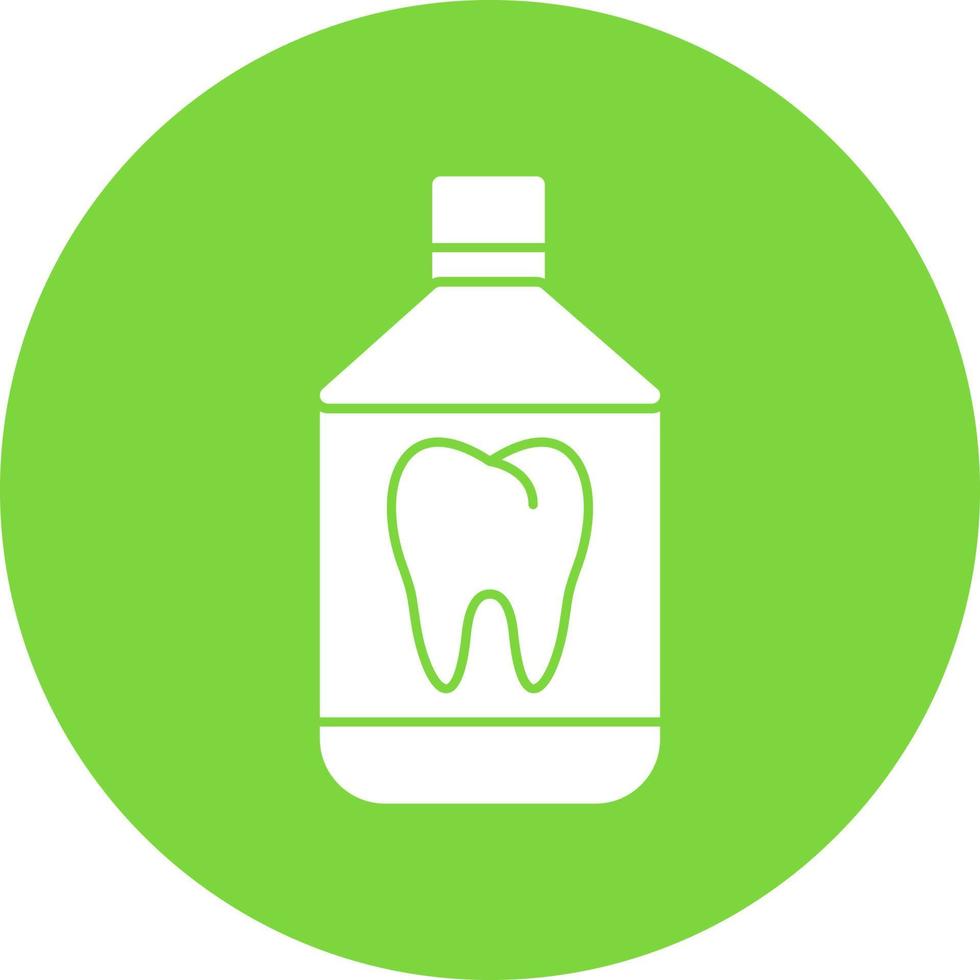 Mouthwash Vector Icon Design