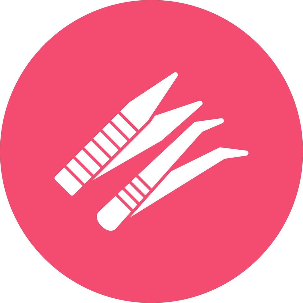 Tweezers Vector Icon Design