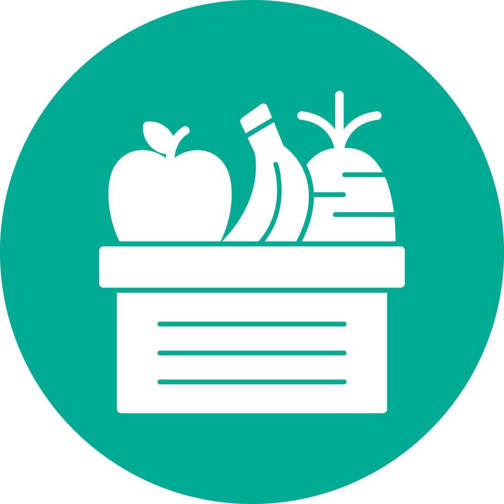 Healthy Food Vector Icon Design