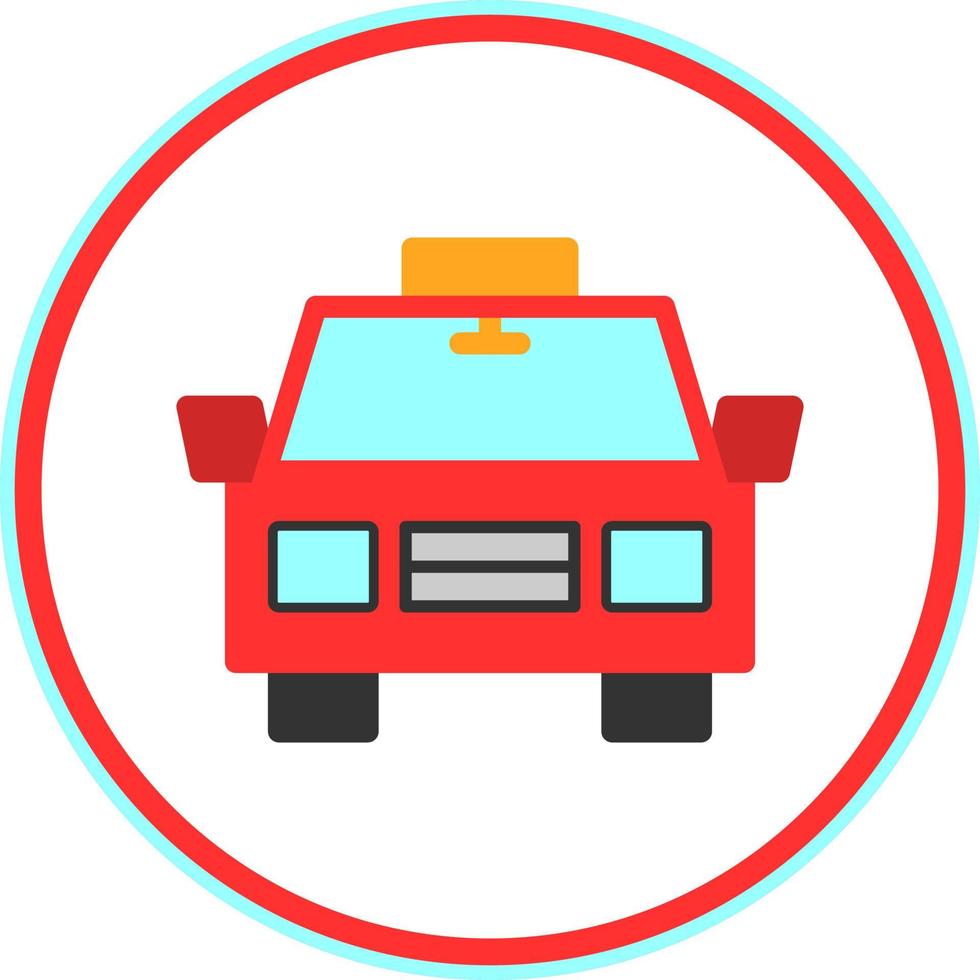 Taxi Vector Icon Design